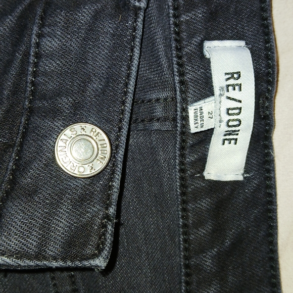 Re/Done Black Skinny Jeans - Picture 3 of 5